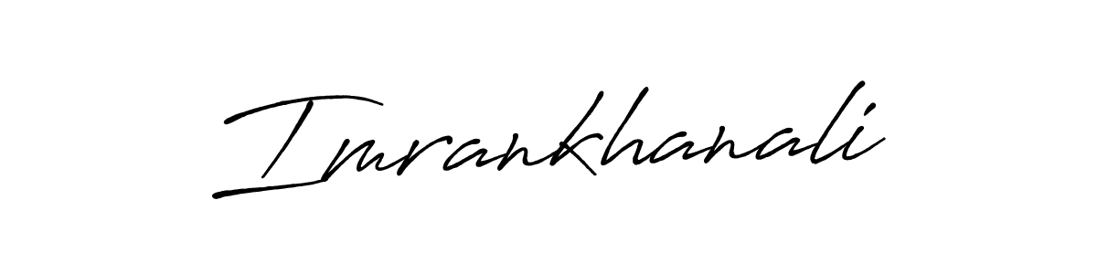 It looks lik you need a new signature style for name Imrankhanali. Design unique handwritten (Antro_Vectra_Bolder) signature with our free signature maker in just a few clicks. Imrankhanali signature style 7 images and pictures png