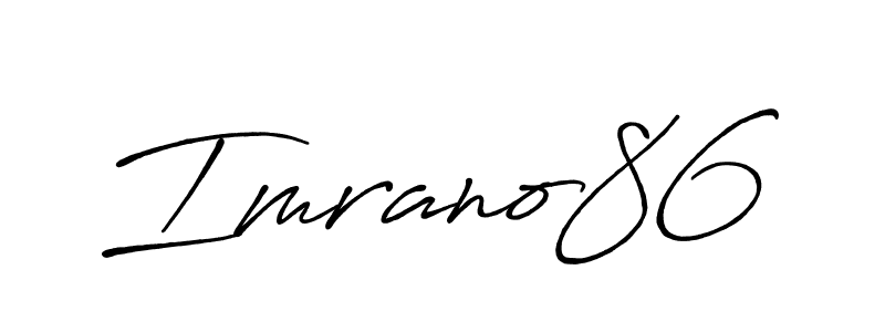 if you are searching for the best signature style for your name Imrano86. so please give up your signature search. here we have designed multiple signature styles  using Antro_Vectra_Bolder. Imrano86 signature style 7 images and pictures png