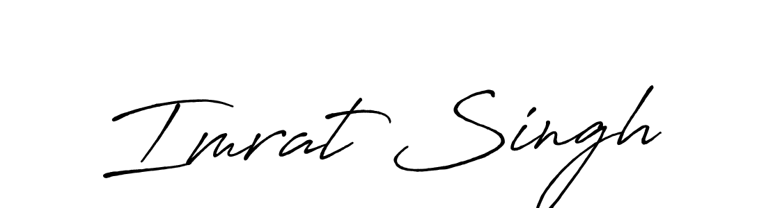 Similarly Antro_Vectra_Bolder is the best handwritten signature design. Signature creator online .You can use it as an online autograph creator for name Imrat Singh. Imrat Singh signature style 7 images and pictures png