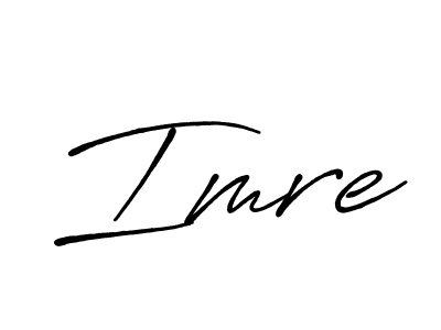 Also we have Imre name is the best signature style. Create professional handwritten signature collection using Antro_Vectra_Bolder autograph style. Imre signature style 7 images and pictures png