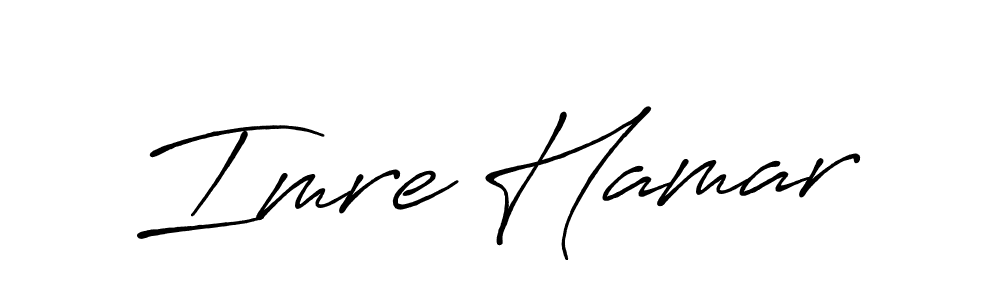 How to make Imre Hamar signature? Antro_Vectra_Bolder is a professional autograph style. Create handwritten signature for Imre Hamar name. Imre Hamar signature style 7 images and pictures png