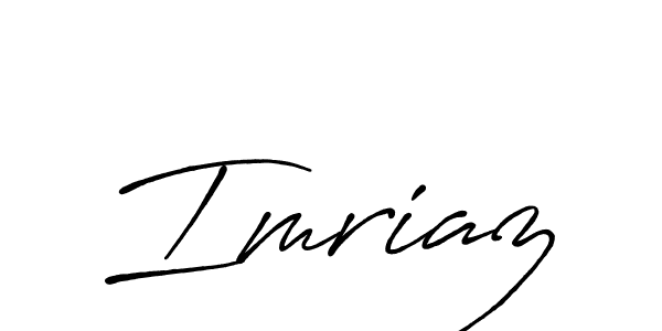 How to make Imriaz name signature. Use Antro_Vectra_Bolder style for creating short signs online. This is the latest handwritten sign. Imriaz signature style 7 images and pictures png