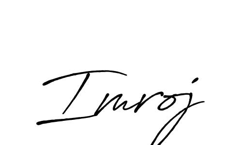 Once you've used our free online signature maker to create your best signature Antro_Vectra_Bolder style, it's time to enjoy all of the benefits that Imroj name signing documents. Imroj signature style 7 images and pictures png