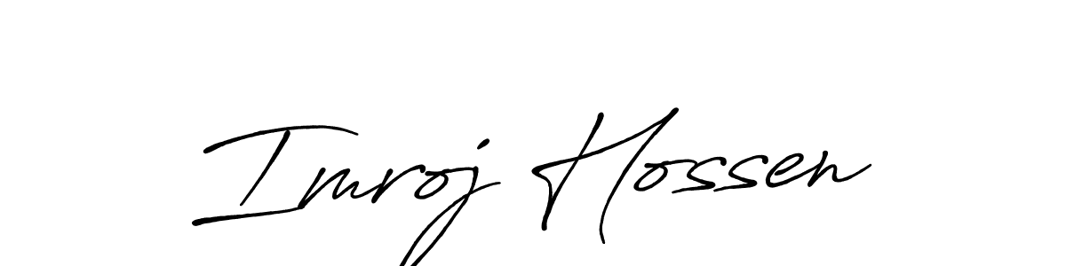 It looks lik you need a new signature style for name Imroj Hossen. Design unique handwritten (Antro_Vectra_Bolder) signature with our free signature maker in just a few clicks. Imroj Hossen signature style 7 images and pictures png