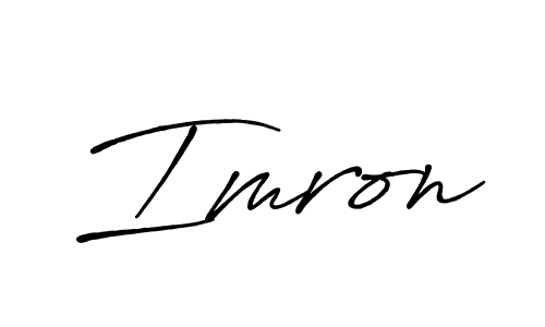 Once you've used our free online signature maker to create your best signature Antro_Vectra_Bolder style, it's time to enjoy all of the benefits that Imron name signing documents. Imron signature style 7 images and pictures png