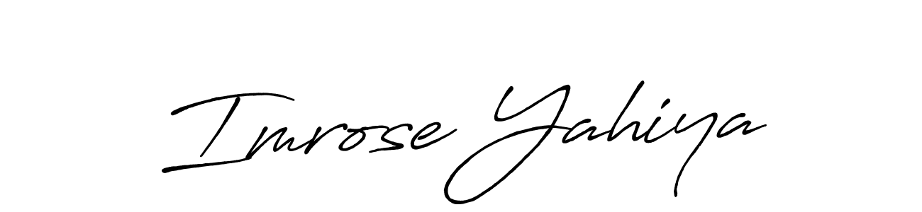 Best and Professional Signature Style for Imrose Yahiya. Antro_Vectra_Bolder Best Signature Style Collection. Imrose Yahiya signature style 7 images and pictures png