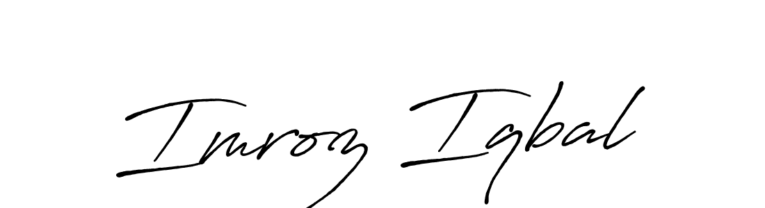 Similarly Antro_Vectra_Bolder is the best handwritten signature design. Signature creator online .You can use it as an online autograph creator for name Imroz Iqbal. Imroz Iqbal signature style 7 images and pictures png