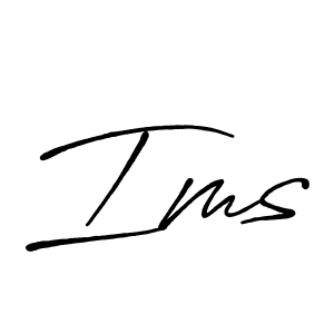 You should practise on your own different ways (Antro_Vectra_Bolder) to write your name (Ims) in signature. don't let someone else do it for you. Ims signature style 7 images and pictures png