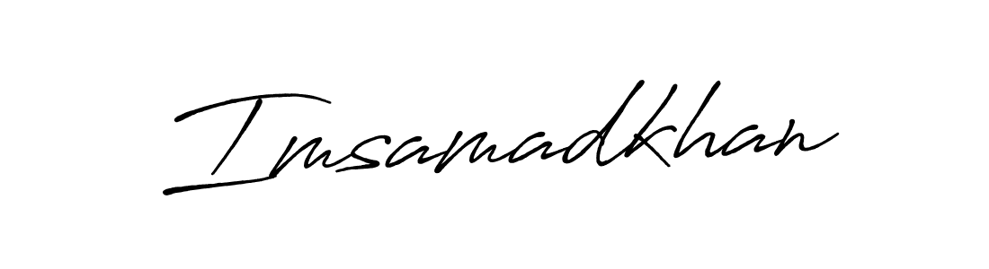 This is the best signature style for the Imsamadkhan name. Also you like these signature font (Antro_Vectra_Bolder). Mix name signature. Imsamadkhan signature style 7 images and pictures png