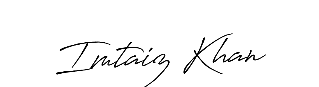 Also You can easily find your signature by using the search form. We will create Imtaiz Khan name handwritten signature images for you free of cost using Antro_Vectra_Bolder sign style. Imtaiz Khan signature style 7 images and pictures png