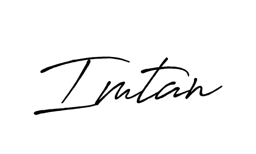 Create a beautiful signature design for name Imtan. With this signature (Antro_Vectra_Bolder) fonts, you can make a handwritten signature for free. Imtan signature style 7 images and pictures png