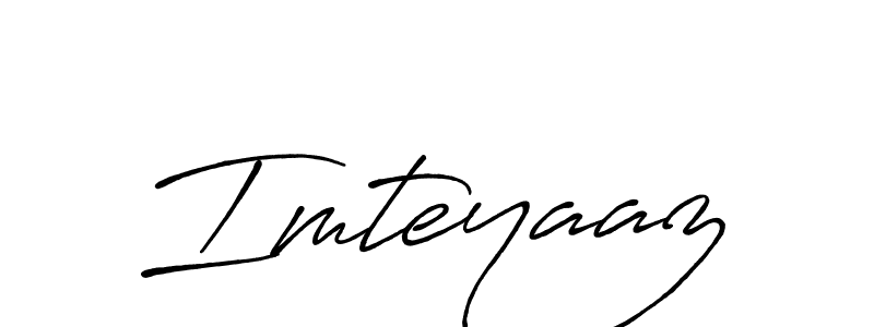 How to make Imteyaaz signature? Antro_Vectra_Bolder is a professional autograph style. Create handwritten signature for Imteyaaz name. Imteyaaz signature style 7 images and pictures png