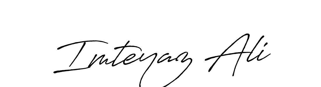 Create a beautiful signature design for name Imteyaz Ali. With this signature (Antro_Vectra_Bolder) fonts, you can make a handwritten signature for free. Imteyaz Ali signature style 7 images and pictures png