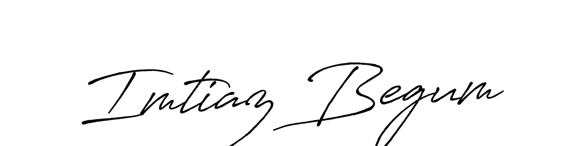 Antro_Vectra_Bolder is a professional signature style that is perfect for those who want to add a touch of class to their signature. It is also a great choice for those who want to make their signature more unique. Get Imtiaz Begum name to fancy signature for free. Imtiaz Begum signature style 7 images and pictures png