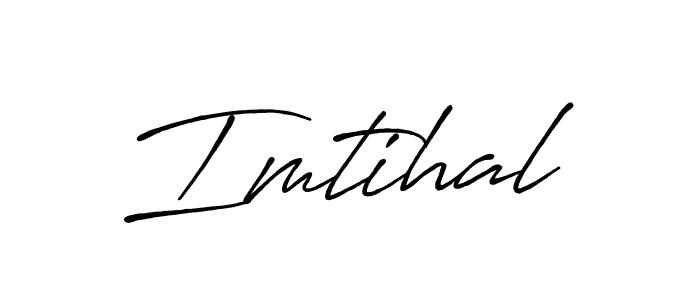 Imtihal stylish signature style. Best Handwritten Sign (Antro_Vectra_Bolder) for my name. Handwritten Signature Collection Ideas for my name Imtihal. Imtihal signature style 7 images and pictures png