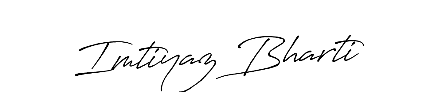 It looks lik you need a new signature style for name Imtiyaz Bharti. Design unique handwritten (Antro_Vectra_Bolder) signature with our free signature maker in just a few clicks. Imtiyaz Bharti signature style 7 images and pictures png