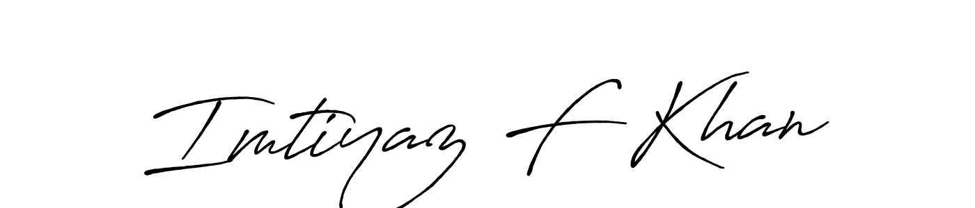 You can use this online signature creator to create a handwritten signature for the name Imtiyaz F Khan. This is the best online autograph maker. Imtiyaz F Khan signature style 7 images and pictures png