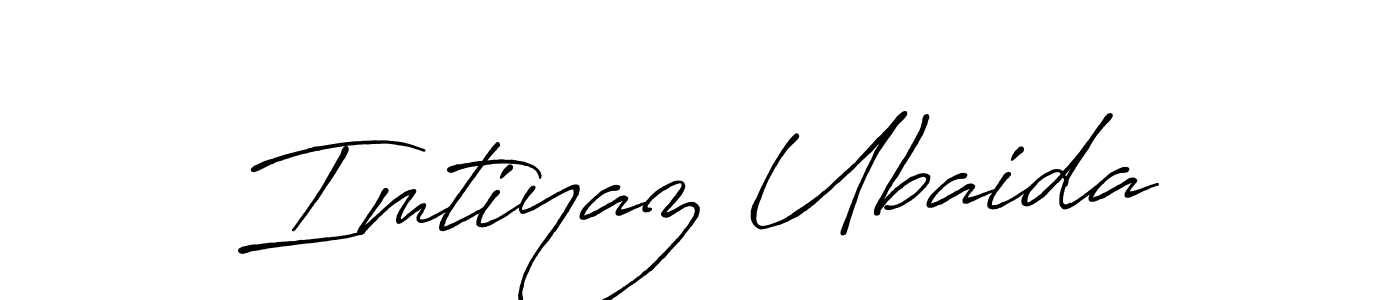 This is the best signature style for the Imtiyaz Ubaida name. Also you like these signature font (Antro_Vectra_Bolder). Mix name signature. Imtiyaz Ubaida signature style 7 images and pictures png