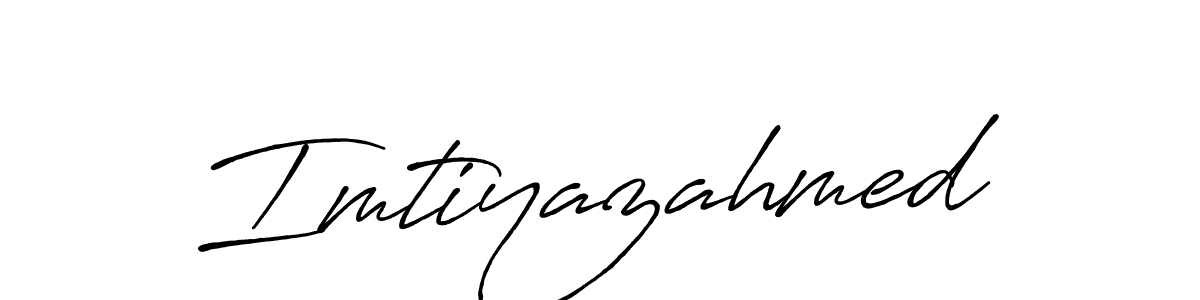 This is the best signature style for the Imtiyazahmed name. Also you like these signature font (Antro_Vectra_Bolder). Mix name signature. Imtiyazahmed signature style 7 images and pictures png