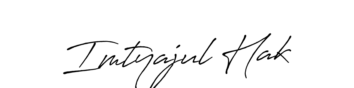 Also You can easily find your signature by using the search form. We will create Imtyajul Hak name handwritten signature images for you free of cost using Antro_Vectra_Bolder sign style. Imtyajul Hak signature style 7 images and pictures png