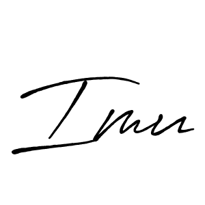Also You can easily find your signature by using the search form. We will create Imu name handwritten signature images for you free of cost using Antro_Vectra_Bolder sign style. Imu signature style 7 images and pictures png