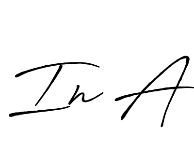This is the best signature style for the In A name. Also you like these signature font (Antro_Vectra_Bolder). Mix name signature. In A signature style 7 images and pictures png