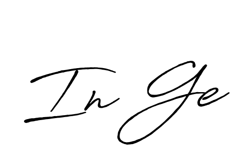 You should practise on your own different ways (Antro_Vectra_Bolder) to write your name (In Ge) in signature. don't let someone else do it for you. In Ge signature style 7 images and pictures png