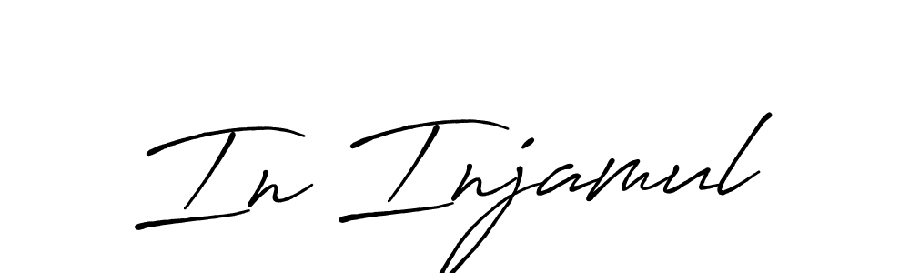 It looks lik you need a new signature style for name In Injamul. Design unique handwritten (Antro_Vectra_Bolder) signature with our free signature maker in just a few clicks. In Injamul signature style 7 images and pictures png