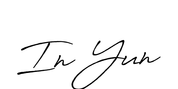 Use a signature maker to create a handwritten signature online. With this signature software, you can design (Antro_Vectra_Bolder) your own signature for name In Yun. In Yun signature style 7 images and pictures png