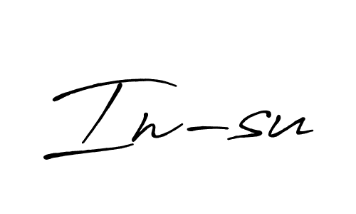 How to make In-su signature? Antro_Vectra_Bolder is a professional autograph style. Create handwritten signature for In-su name. In-su signature style 7 images and pictures png