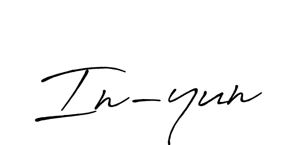 Also You can easily find your signature by using the search form. We will create In-yun name handwritten signature images for you free of cost using Antro_Vectra_Bolder sign style. In-yun signature style 7 images and pictures png