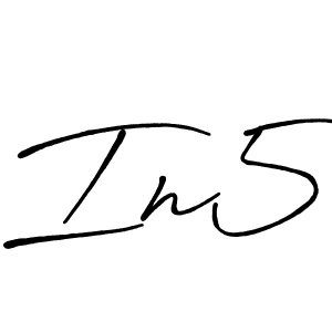 Also You can easily find your signature by using the search form. We will create In5 name handwritten signature images for you free of cost using Antro_Vectra_Bolder sign style. In5 signature style 7 images and pictures png