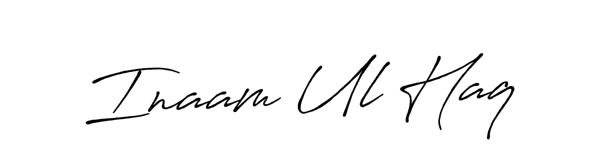Make a beautiful signature design for name Inaam Ul Haq. Use this online signature maker to create a handwritten signature for free. Inaam Ul Haq signature style 7 images and pictures png