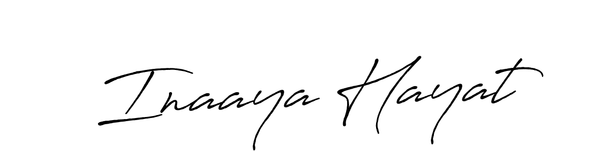 You can use this online signature creator to create a handwritten signature for the name Inaaya Hayat. This is the best online autograph maker. Inaaya Hayat signature style 7 images and pictures png
