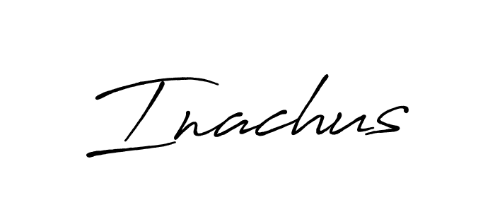 Also we have Inachus name is the best signature style. Create professional handwritten signature collection using Antro_Vectra_Bolder autograph style. Inachus signature style 7 images and pictures png