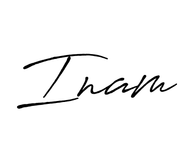 Also You can easily find your signature by using the search form. We will create Inam name handwritten signature images for you free of cost using Antro_Vectra_Bolder sign style. Inam signature style 7 images and pictures png