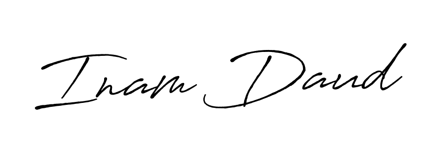 Best and Professional Signature Style for Inam Daud. Antro_Vectra_Bolder Best Signature Style Collection. Inam Daud signature style 7 images and pictures png