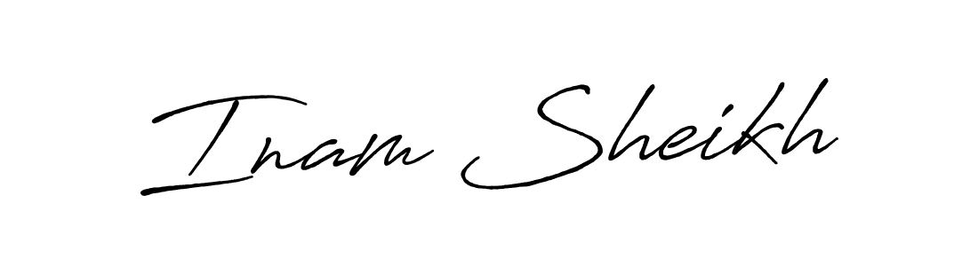 See photos of Inam Sheikh official signature by Spectra . Check more albums & portfolios. Read reviews & check more about Antro_Vectra_Bolder font. Inam Sheikh signature style 7 images and pictures png