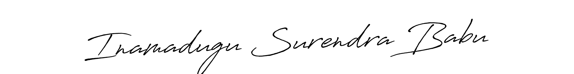 Once you've used our free online signature maker to create your best signature Antro_Vectra_Bolder style, it's time to enjoy all of the benefits that Inamadugu Surendra Babu name signing documents. Inamadugu Surendra Babu signature style 7 images and pictures png