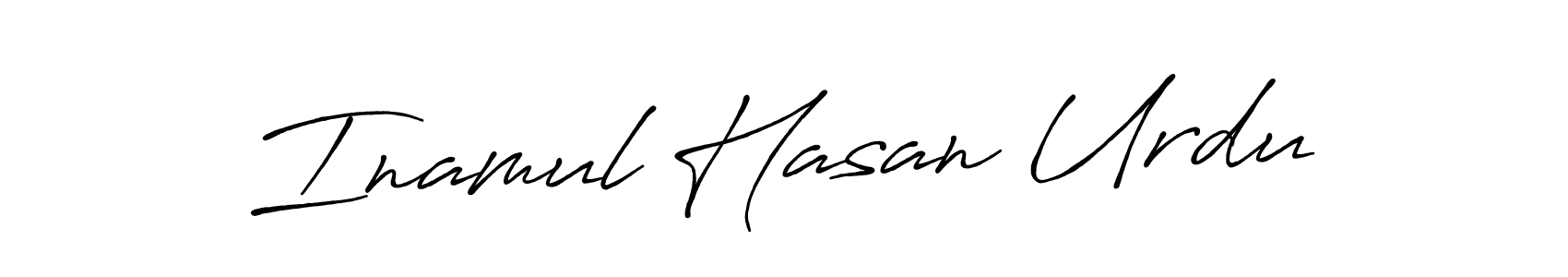 This is the best signature style for the Inamul Hasan Urdu name. Also you like these signature font (Antro_Vectra_Bolder). Mix name signature. Inamul Hasan Urdu signature style 7 images and pictures png