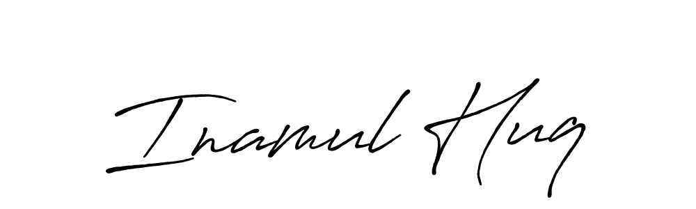 The best way (Antro_Vectra_Bolder) to make a short signature is to pick only two or three words in your name. The name Inamul Huq include a total of six letters. For converting this name. Inamul Huq signature style 7 images and pictures png