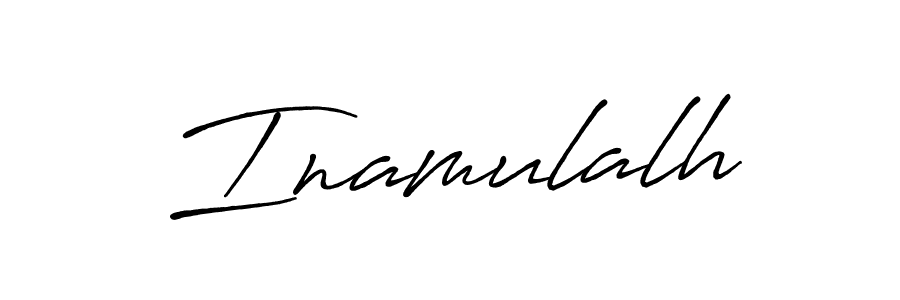 Design your own signature with our free online signature maker. With this signature software, you can create a handwritten (Antro_Vectra_Bolder) signature for name Inamulalh. Inamulalh signature style 7 images and pictures png