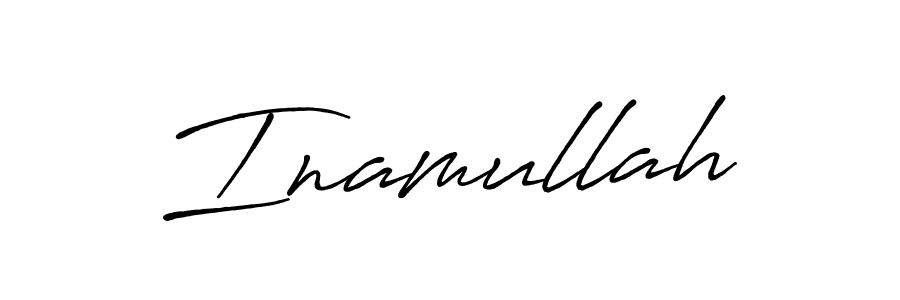 Create a beautiful signature design for name Inamullah. With this signature (Antro_Vectra_Bolder) fonts, you can make a handwritten signature for free. Inamullah signature style 7 images and pictures png