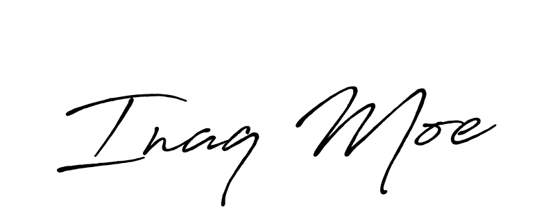 Also we have Inaq Moe name is the best signature style. Create professional handwritten signature collection using Antro_Vectra_Bolder autograph style. Inaq Moe signature style 7 images and pictures png