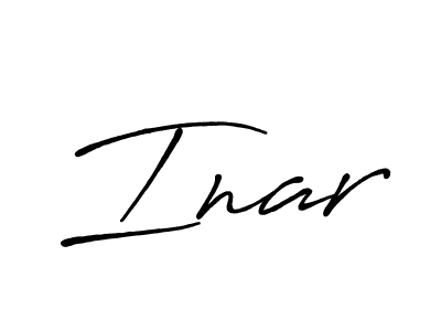 Also we have Inar name is the best signature style. Create professional handwritten signature collection using Antro_Vectra_Bolder autograph style. Inar signature style 7 images and pictures png