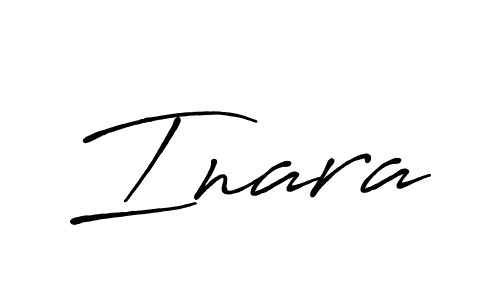 How to make Inara signature? Antro_Vectra_Bolder is a professional autograph style. Create handwritten signature for Inara name. Inara signature style 7 images and pictures png