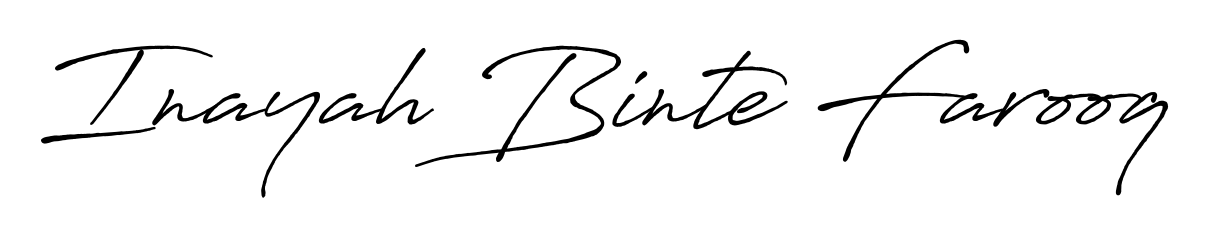 Similarly Antro_Vectra_Bolder is the best handwritten signature design. Signature creator online. You can use it as an online autograph creator for name Inayah Binte Farooq. Inayah Binte Farooq signature style 7 images and pictures png
