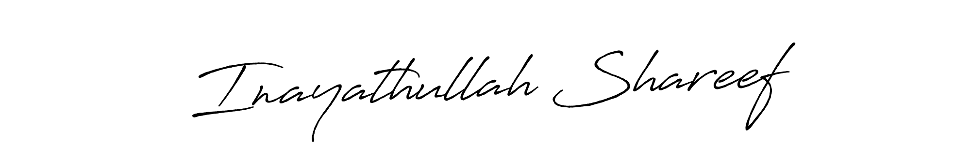 This is the best signature style for the Inayathullah Shareef name. Also you like these signature font (Antro_Vectra_Bolder). Mix name signature. Inayathullah Shareef signature style 7 images and pictures png