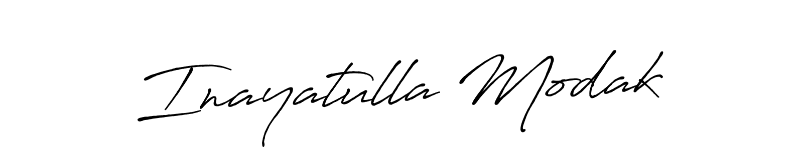 Use a signature maker to create a handwritten signature online. With this signature software, you can design (Antro_Vectra_Bolder) your own signature for name Inayatulla Modak. Inayatulla Modak signature style 7 images and pictures png