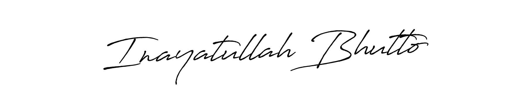 Inayatullah Bhutto stylish signature style. Best Handwritten Sign (Antro_Vectra_Bolder) for my name. Handwritten Signature Collection Ideas for my name Inayatullah Bhutto. Inayatullah Bhutto signature style 7 images and pictures png